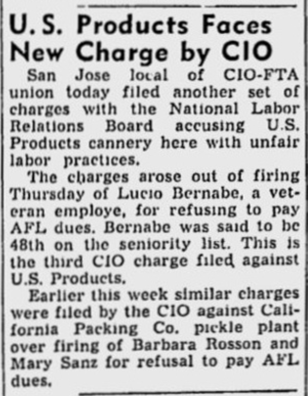May 1, 1946 San Jose Evening News - Mike