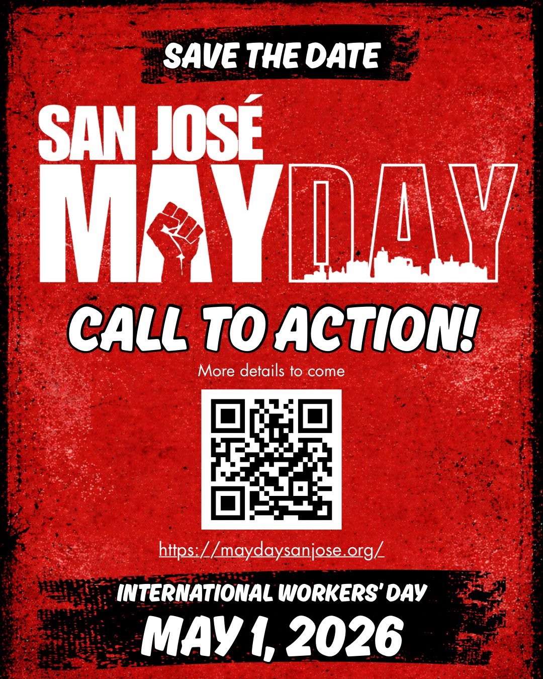 May Day Save the Date Flyer